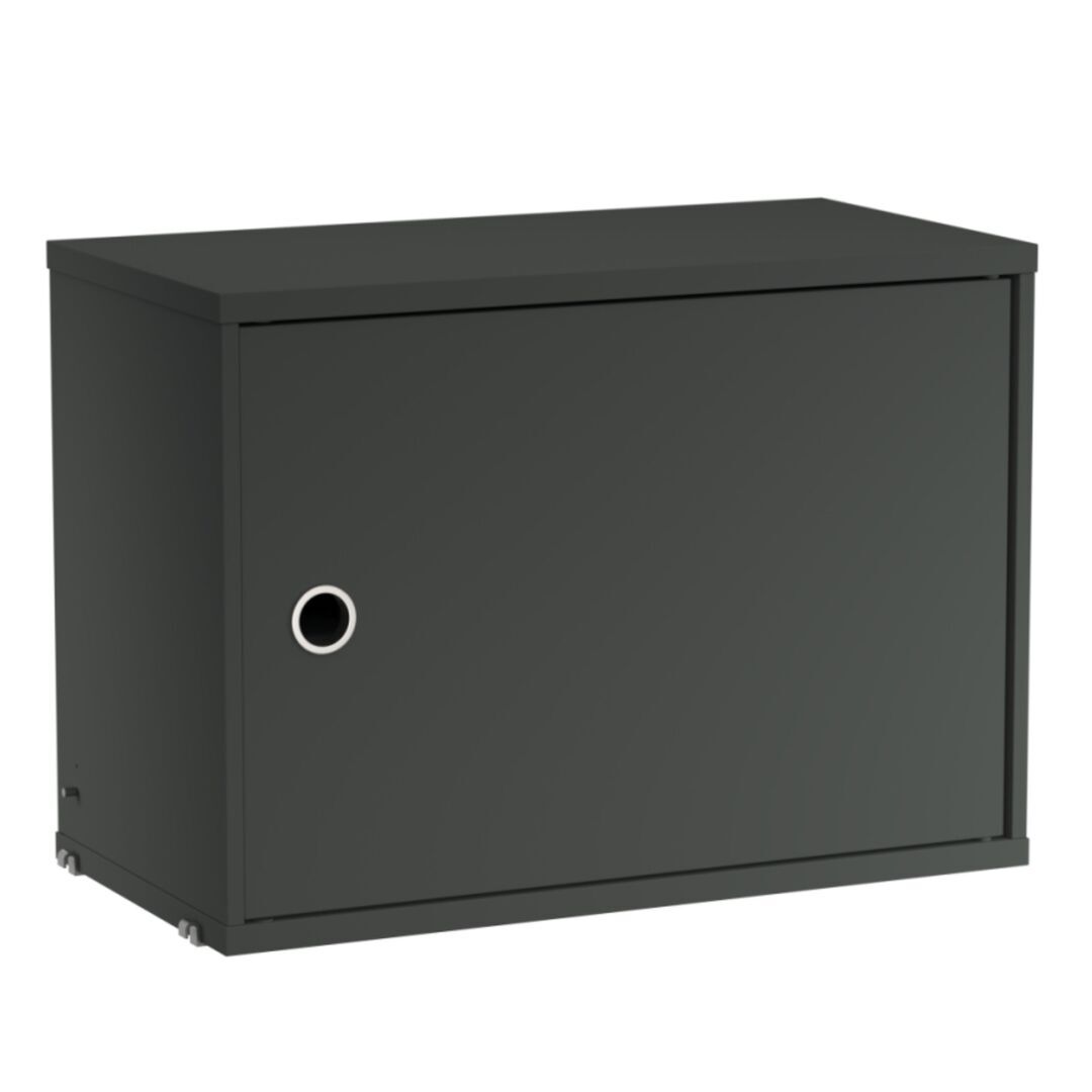 String Furniture Cabinet with swing Door Dunkelgrau, B: 58 cm, T: 30 cm