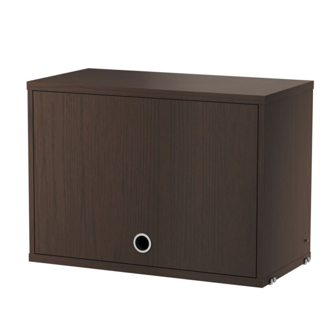 String Furniture Schrank mit Klapptür von String Furniture Dunkle Eiche, B: 58 cm, T: 30 cm