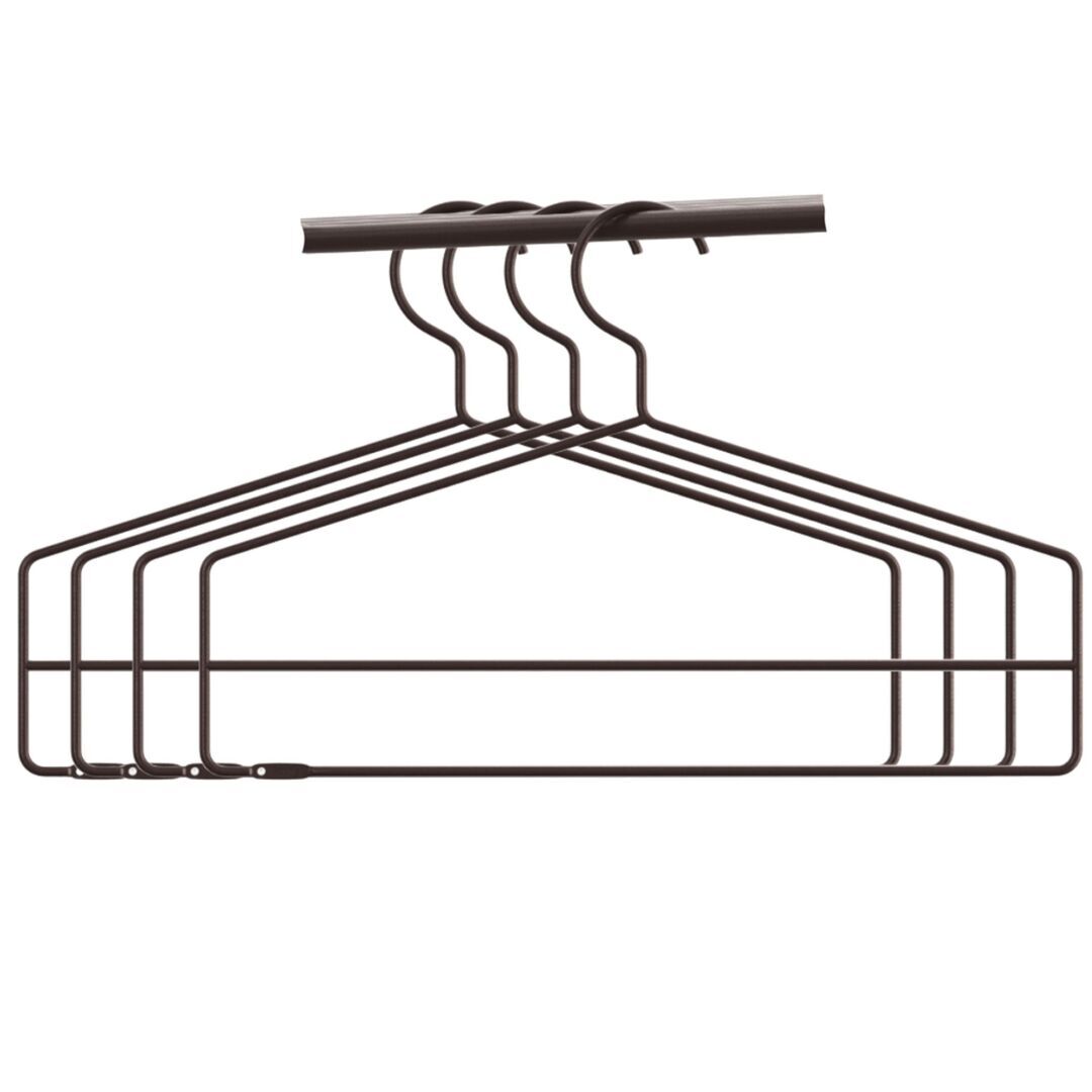 String Furniture Coat hanger / 4 Pack Dunkelbraun, B: 40 cm