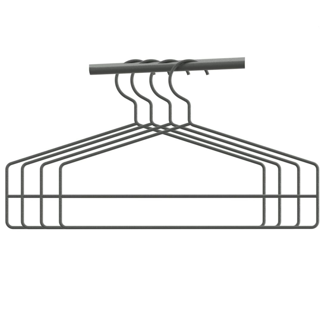 String Furniture Coat hanger / 4 Pack Dunkelgrau, B: 40 cm