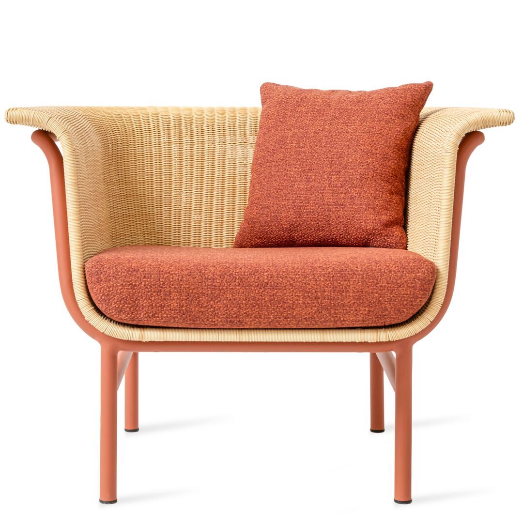 Vincent Sheppard Vincent Sheppard Wicked Lounge Chair Terrakotta – Natur