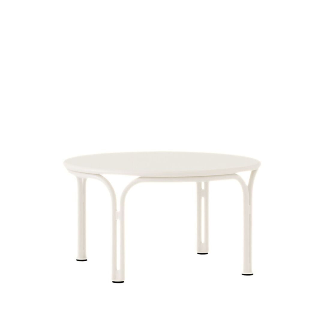 &Tradition Outdoor Couchtisch Thorvald SC108 & SC109 von &Tradition Ivory, Ø: 70 cm / H: 37 cm