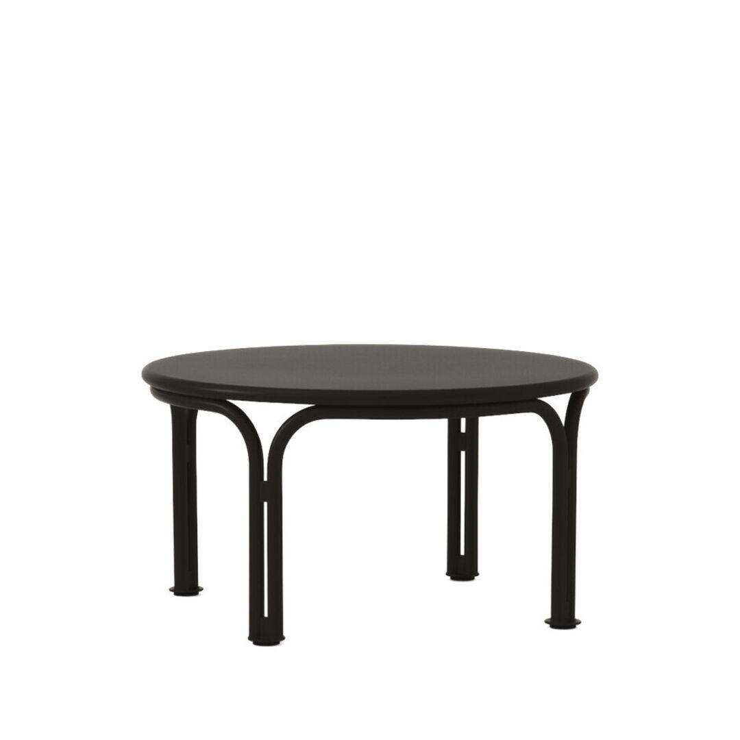 &Tradition Outdoor Couchtisch Thorvald SC108 & SC109 von &Tradition Warm Black, Ø: 70 cm / H: 37 cm
