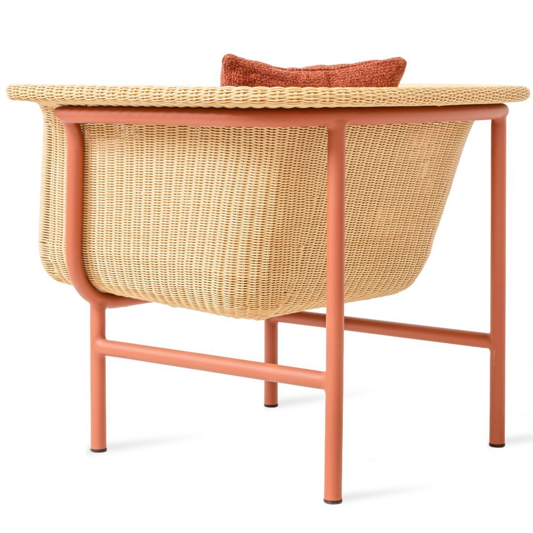 Vincent Sheppard Vincent Sheppard Wicked Lounge Chair Terrakotta – Natur
