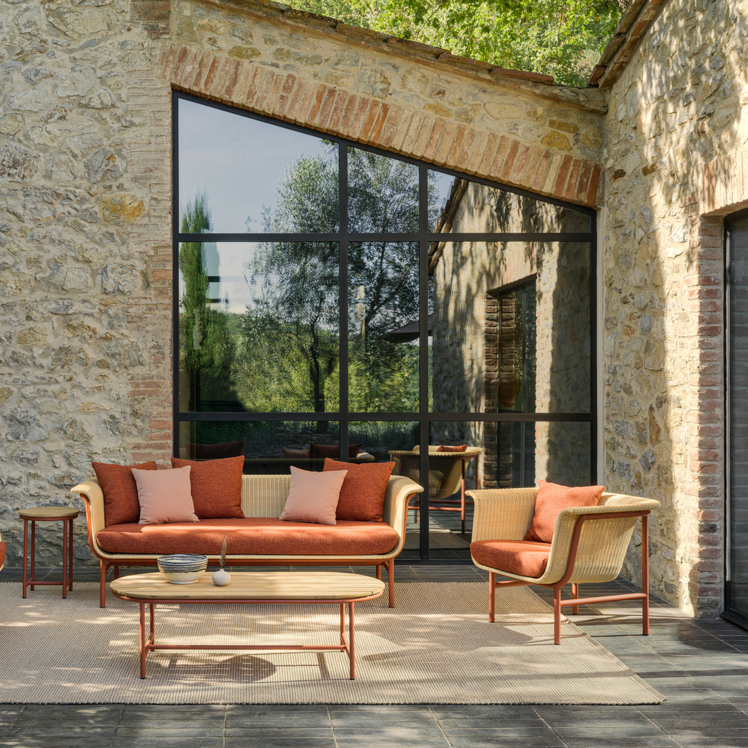 Vincent Sheppard Vincent Sheppard Wicked Lounge Chair Terrakotta – Natur