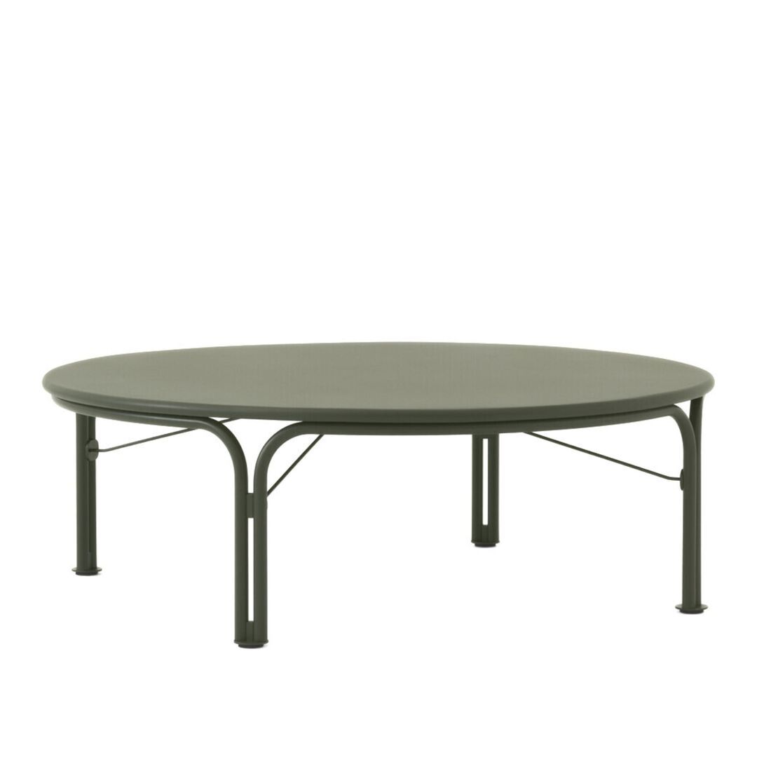 &Tradition Outdoor Couchtisch Thorvald SC108 & SC109 von &Tradition Bronze Green, Ø: 115 cm / H: 37 cm