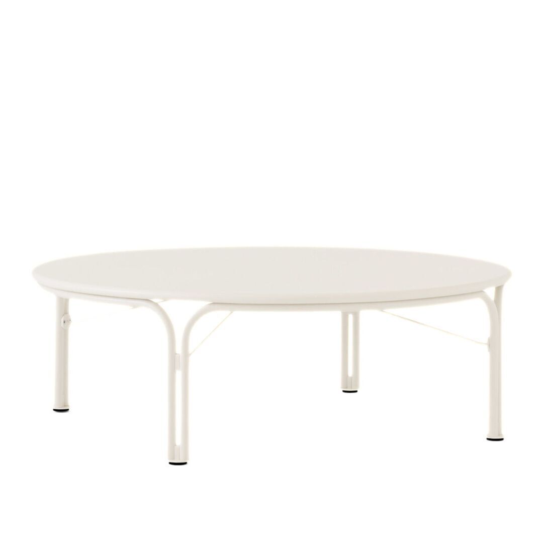 &Tradition Outdoor Couchtisch Thorvald SC108 & SC109 von &Tradition Ivory, Ø: 115 cm / H: 37 cm