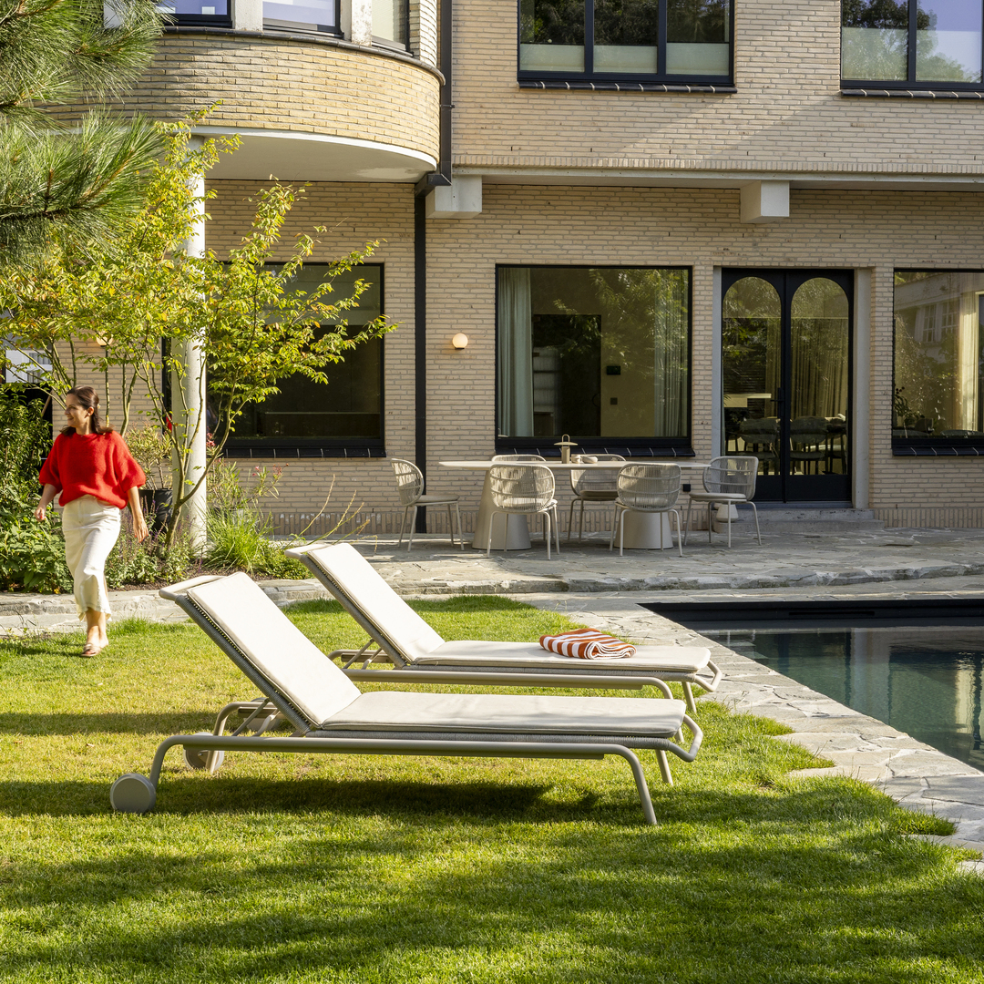 Vincent Sheppard Vincent Sheppard Kodo Sunlounger Dünenweiss, Lin