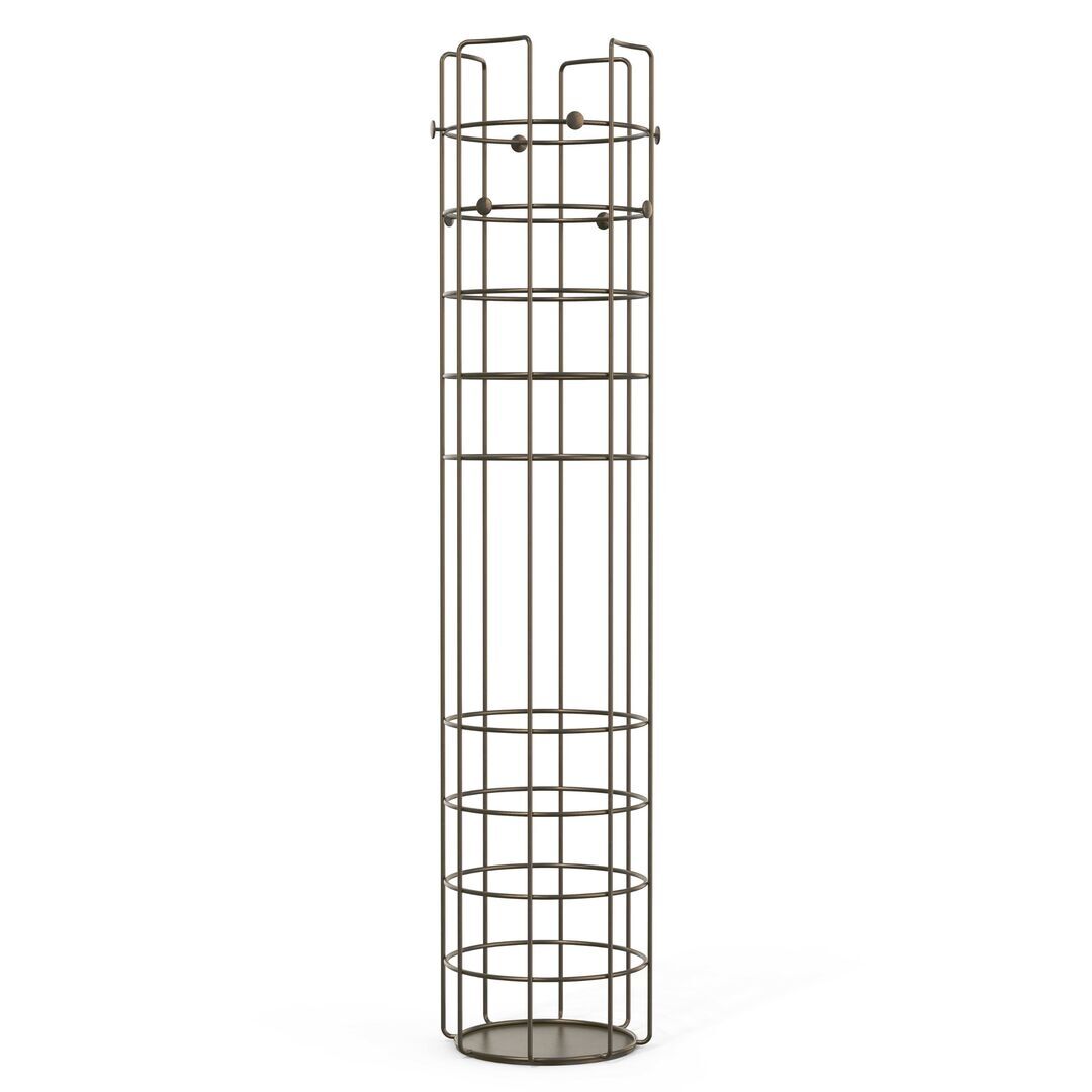 Richard Lampert  Bazar Standgarderobe Antike Bronze