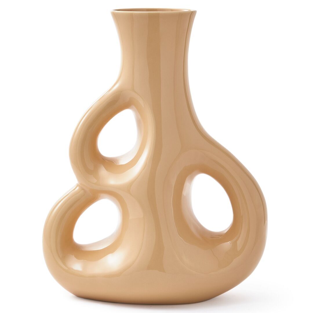Pols Potten Ikonischen Three Ears Vase von Pols Potten Beige