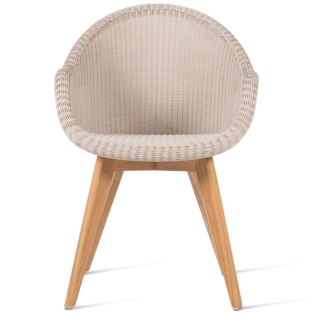 Vincent Sheppard Edgard Dining Chair Teak Quick Ship Set Cat.C von Vincent Sheppard Mandel