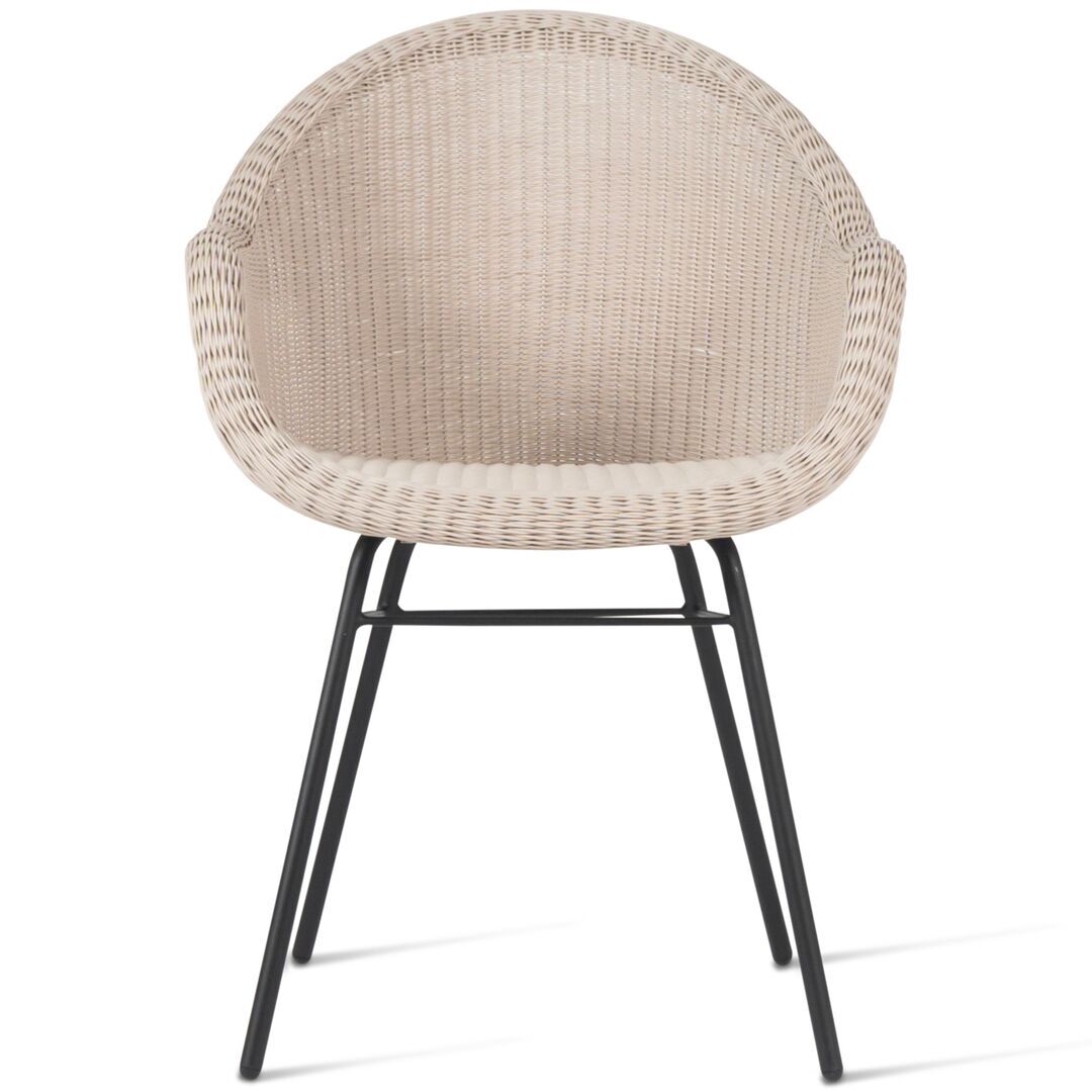 Vincent Sheppard Edgard Dining Chair Stahl Quick Ship Set Cat.C von Vincent Sheppard Mandel