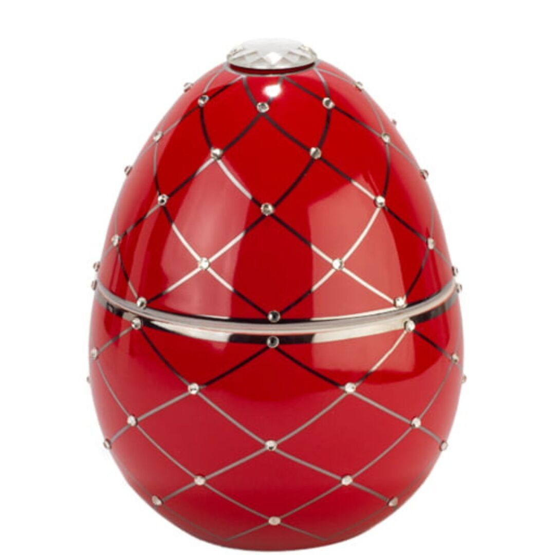 LADENAC Milano Duftkerze Bois de Russie 200g von Ladenac Red Silver Stripes