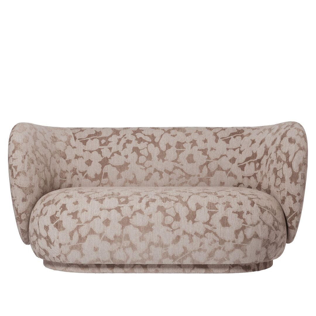 Ferm Living Zweisitzersofa Rico Cilla von Ferm Living Taupe