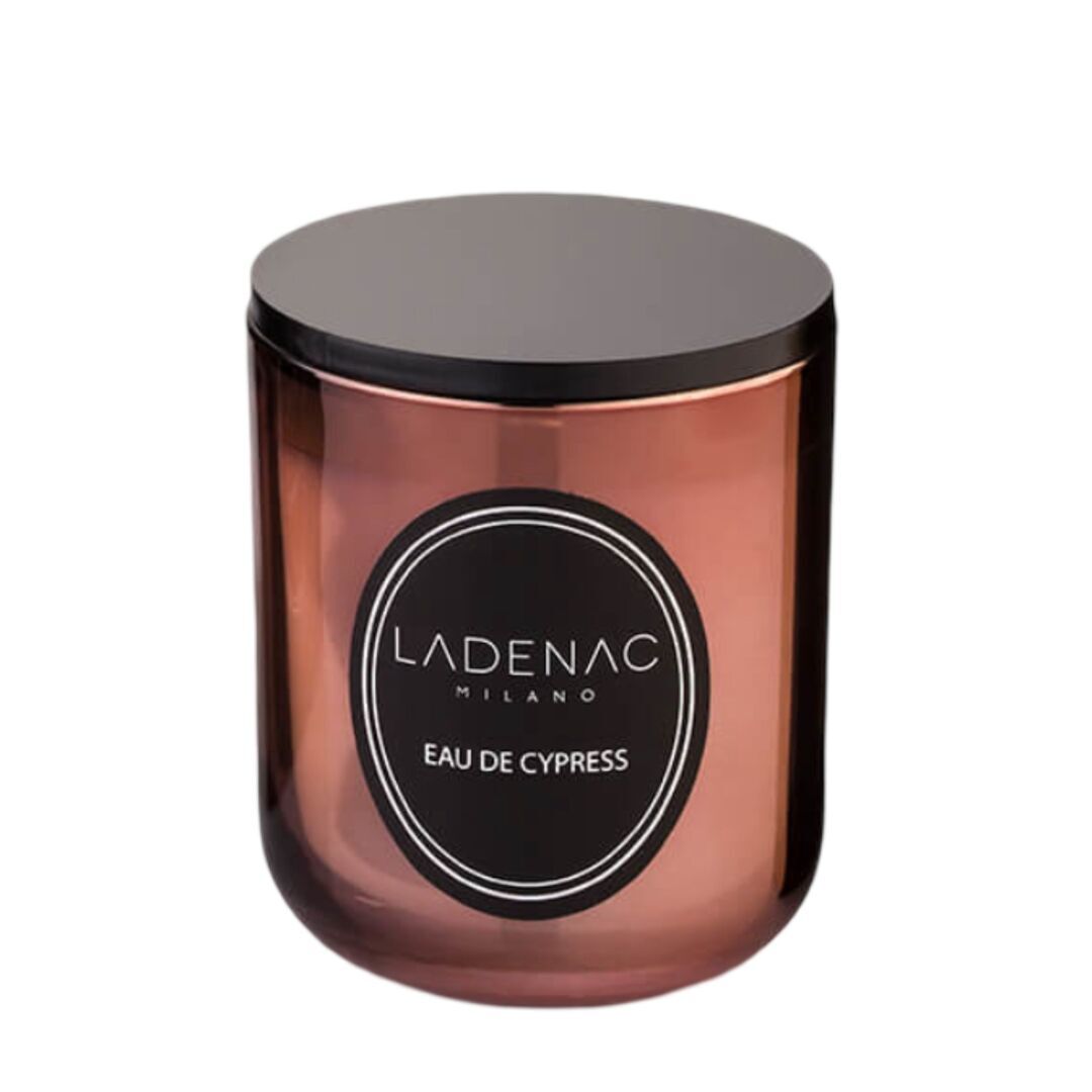LADENAC Milano Duftkerzen Set Urban Senses von Ladenac Pink Gold, Eau de Cypress