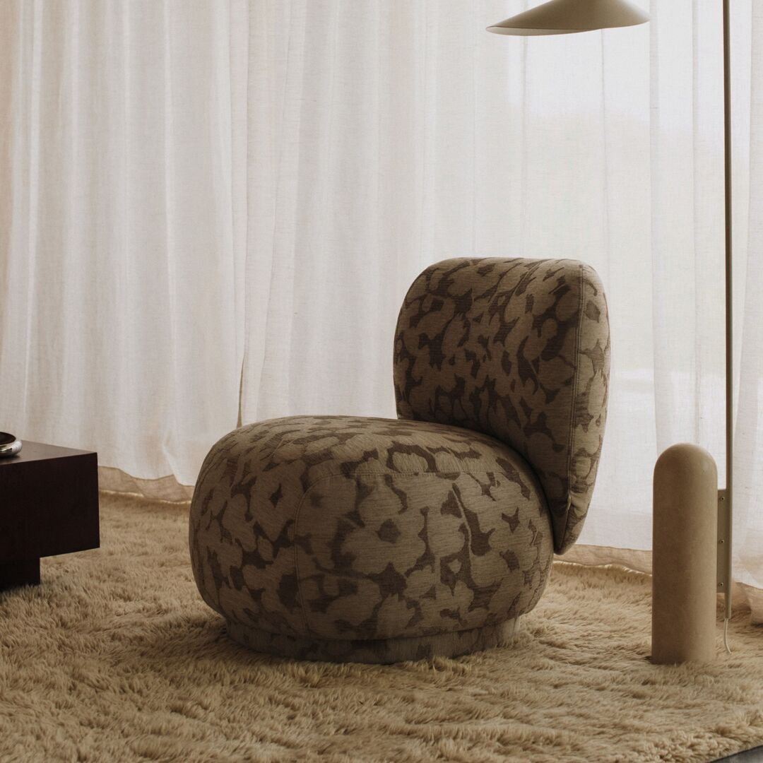 Ferm Living Rico Lounge Piccolo Cilla - Taupe Taupe
