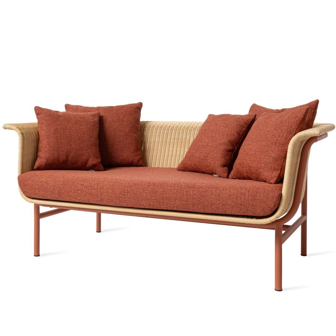 Vincent Sheppard Vincent Sheppard Wicked Lounge Sofa 2S Terrakotta – Natur