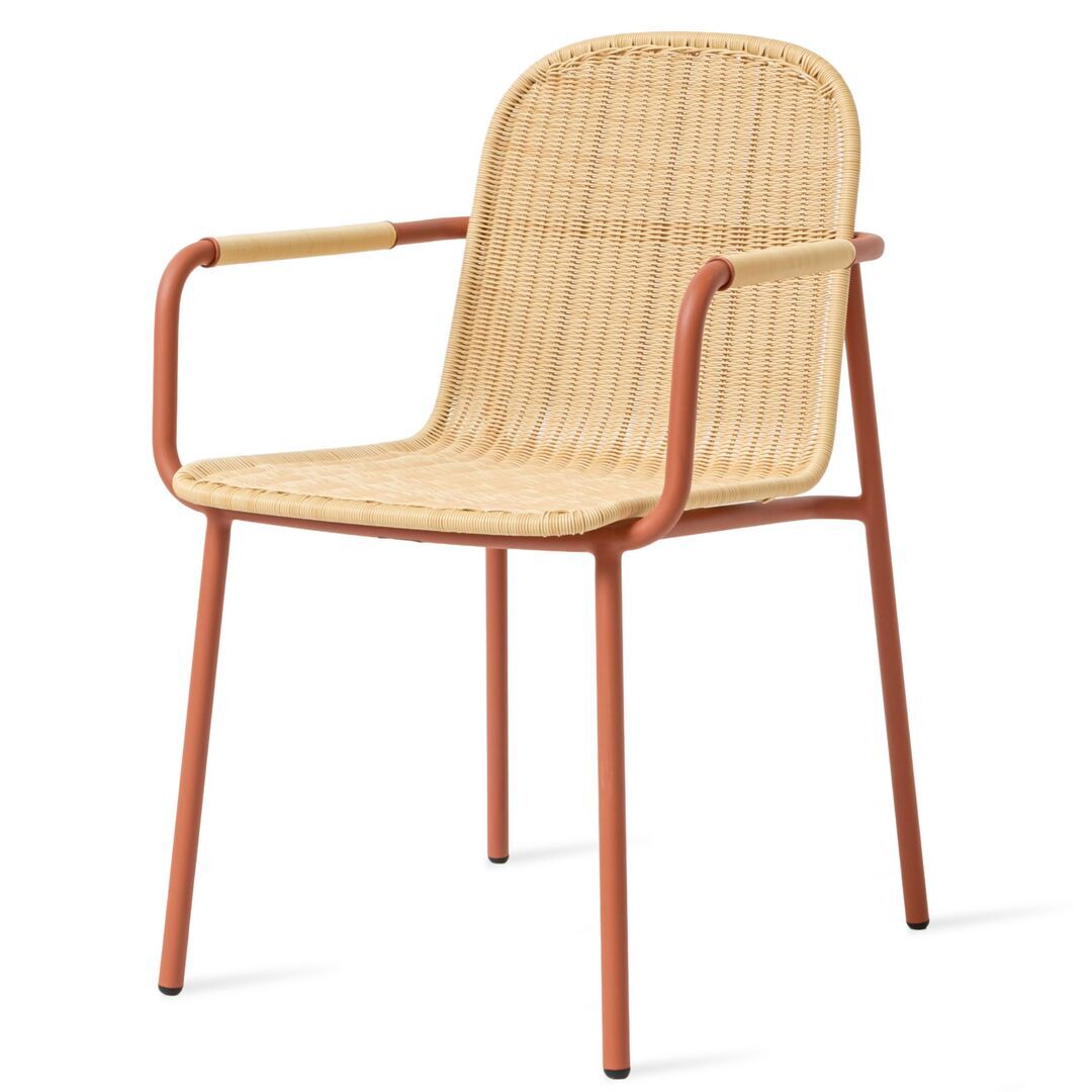 Vincent Sheppard Vincent Sheppard Wicked Dining Chair Terrakotta – Natur