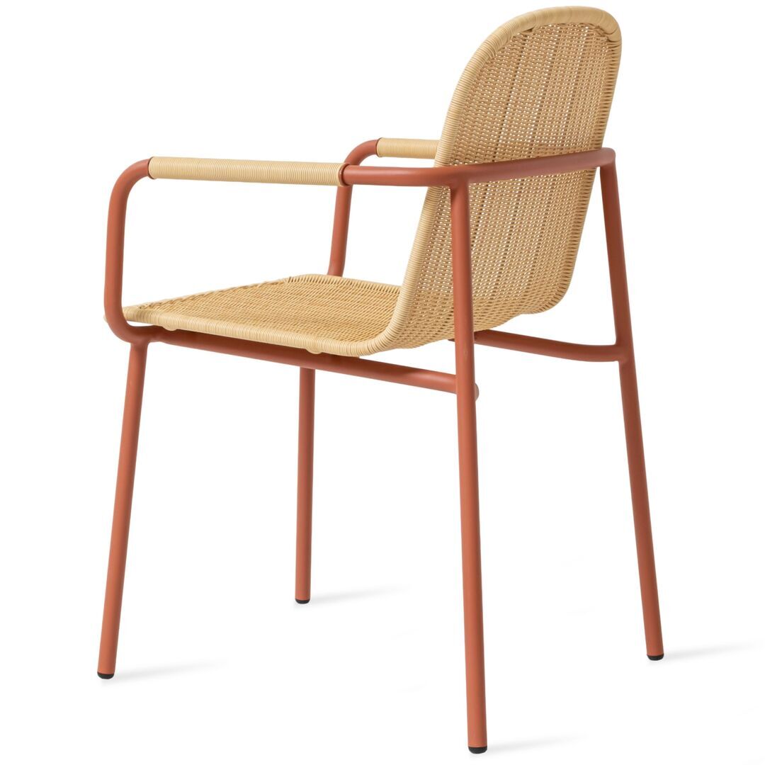 Vincent Sheppard Vincent Sheppard Wicked Dining Chair Terrakotta – Natur