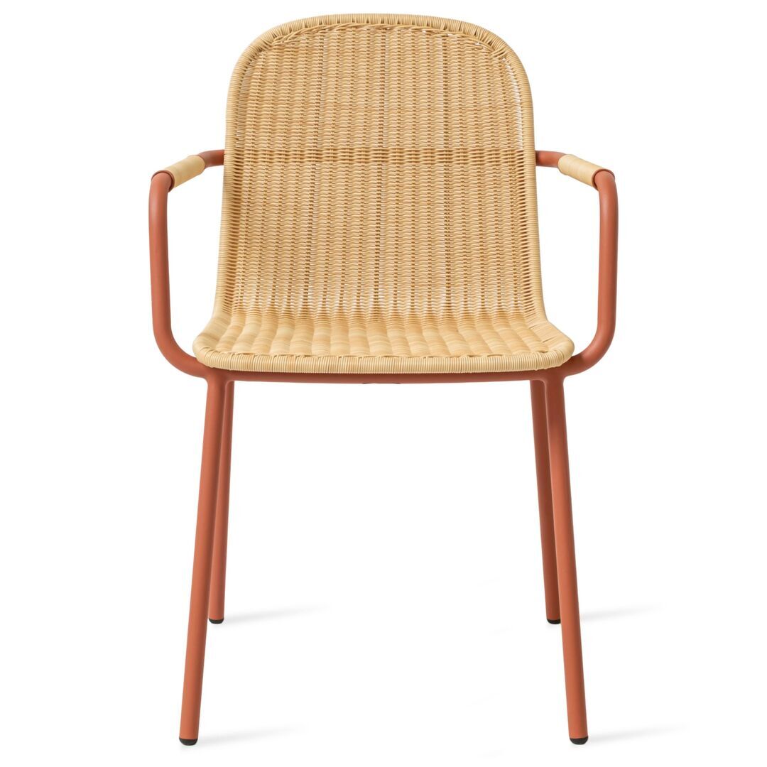 Vincent Sheppard Vincent Sheppard Wicked Dining Chair Terrakotta – Natur