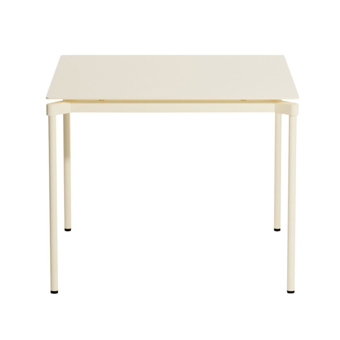 Petite Friture Quadratischer Tisch Fromme von Petite Friture  Ivory