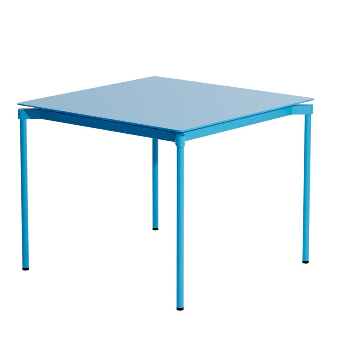 Petite Friture Quadratischer Tisch Fromme von Petite Friture  Sky blue