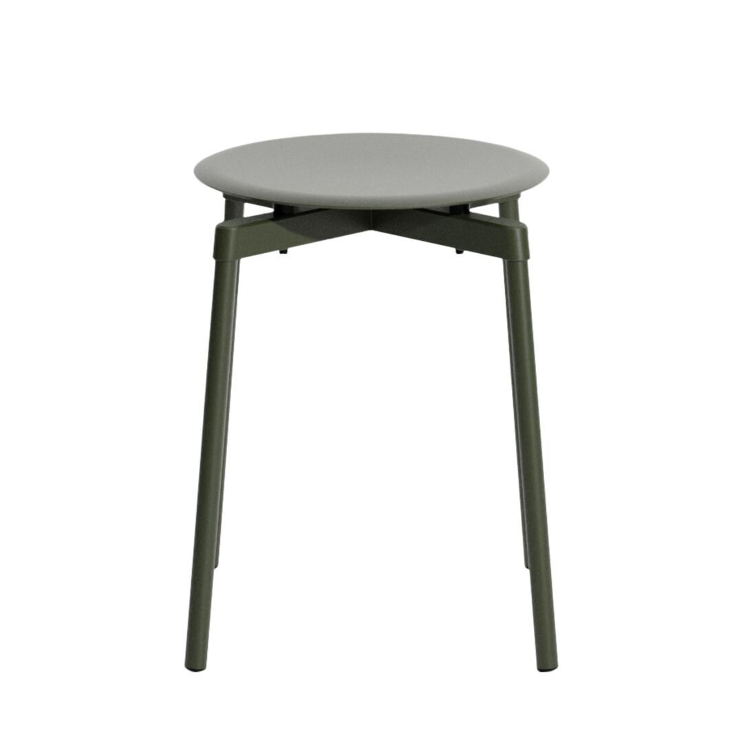 Petite Friture Hocker Fromme von Petite Friture  Glass green 