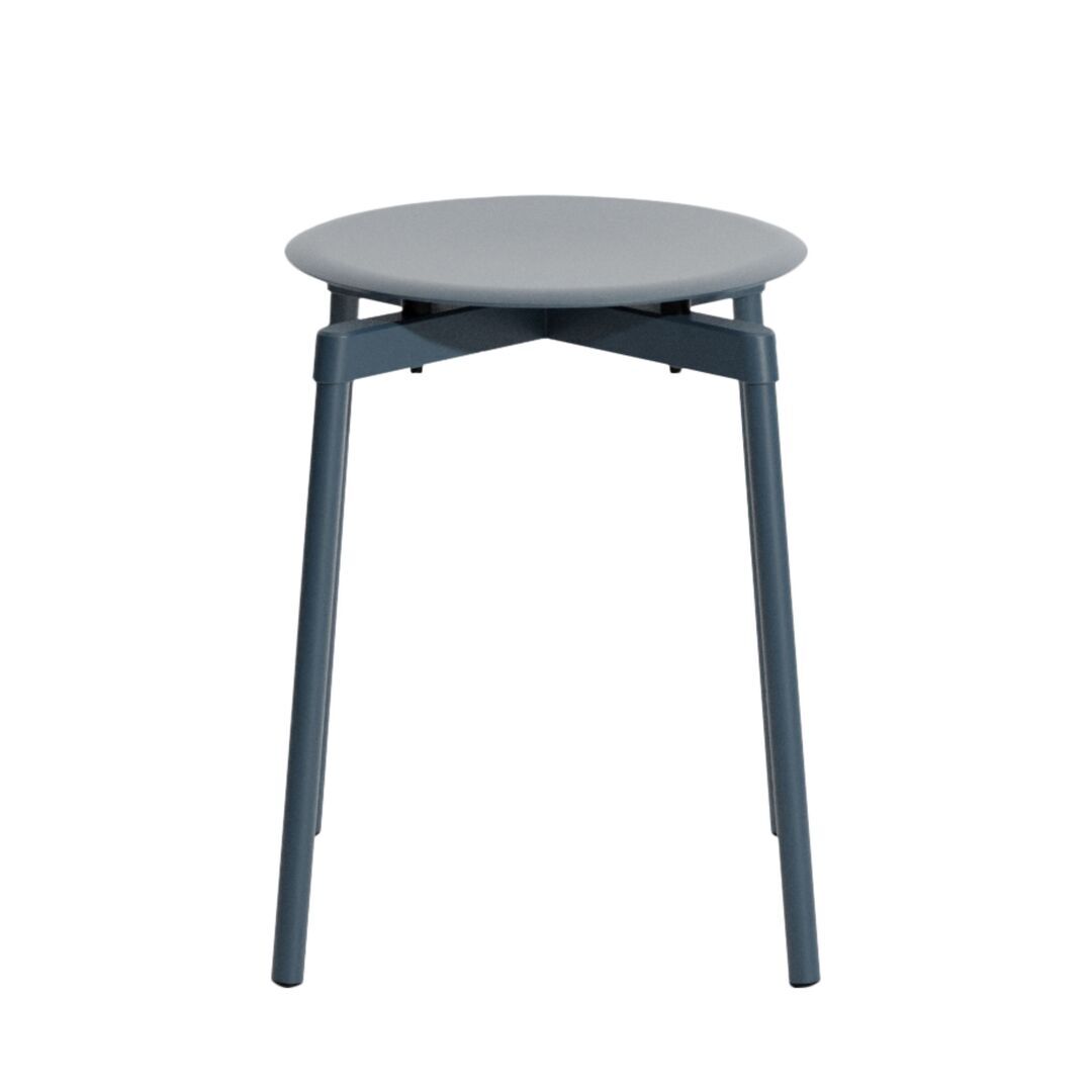 Petite Friture Hocker Fromme von Petite Friture  Grey Blue