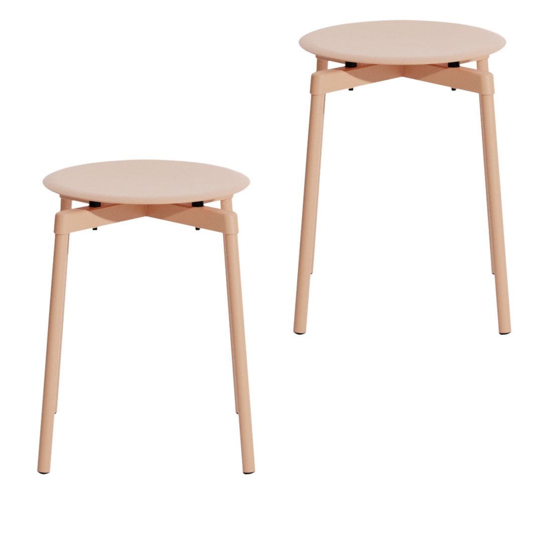 Petite Friture Hocker Fromme von Petite Friture  Blush-1
