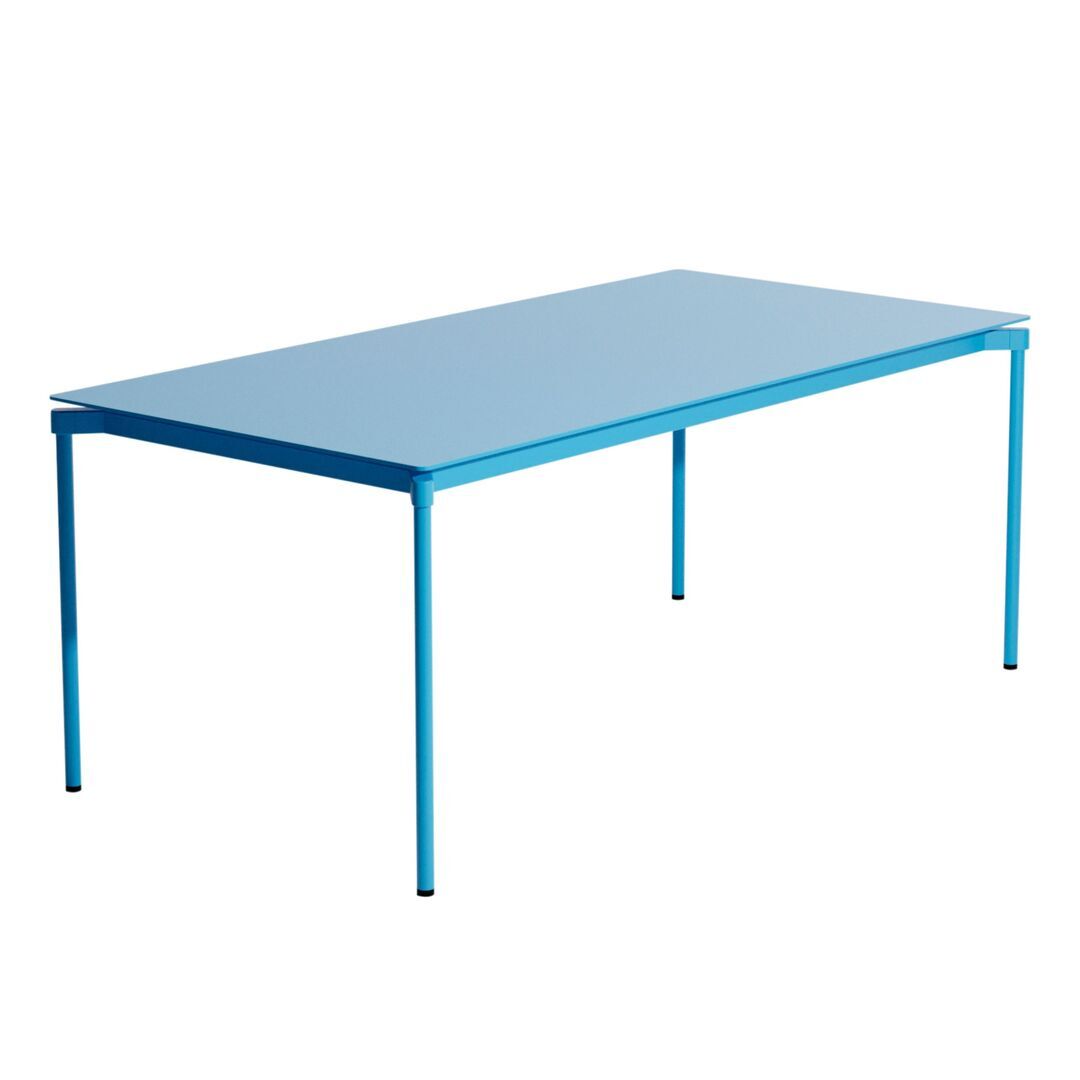 Petite Friture Rechteckiger Tisch Fromme von Petite Friture  Sky blue