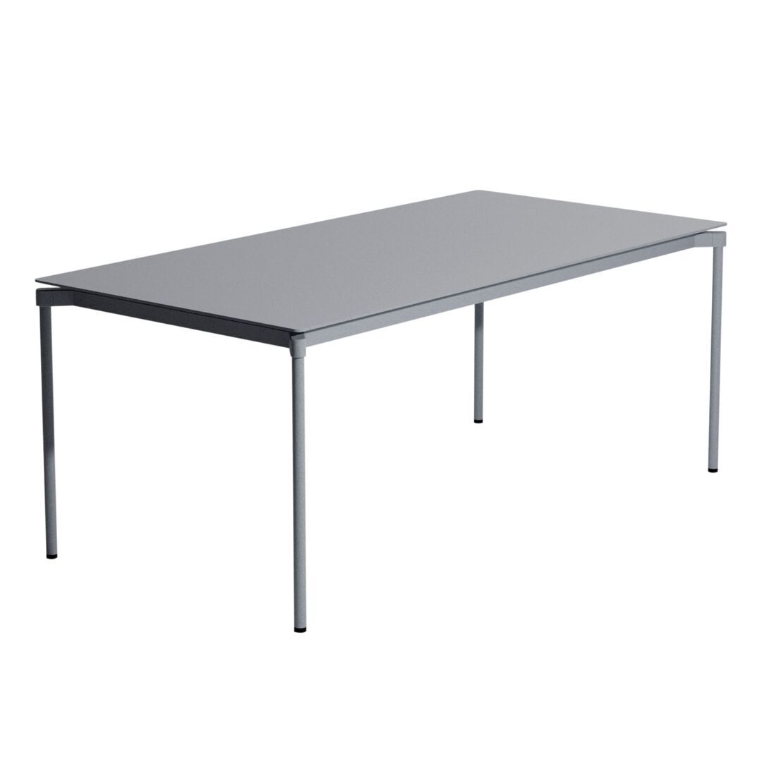 Petite Friture Rechteckiger Tisch Fromme von Petite Friture  Stone grey