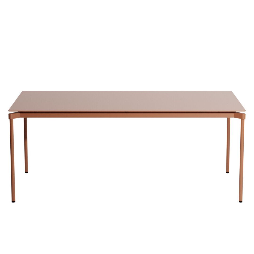 Petite Friture Rechteckiger Tisch Fromme von Petite Friture  Terracotta