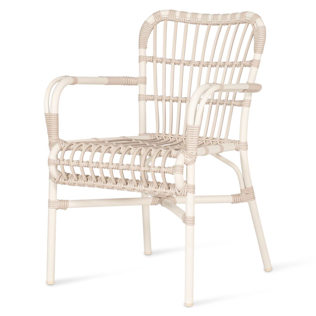 Vincent Sheppard Vincent Sheppard Lucy Dining Chair Off White Kunststoffgeflecht