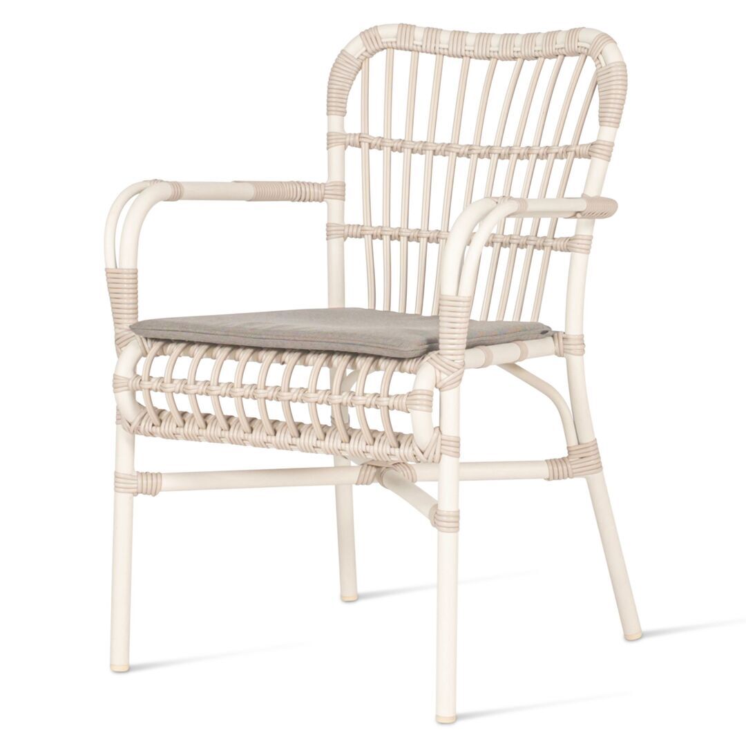 Vincent Sheppard Vincent Sheppard Lucy Dining Chair Off White Kunststoffgeflecht