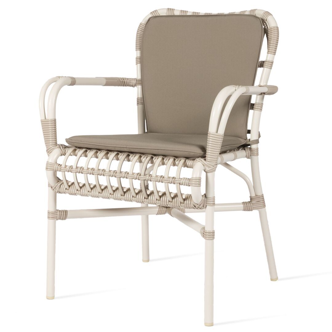 Vincent Sheppard Vincent Sheppard Lucy Dining Chair Off White Kunststoffgeflecht