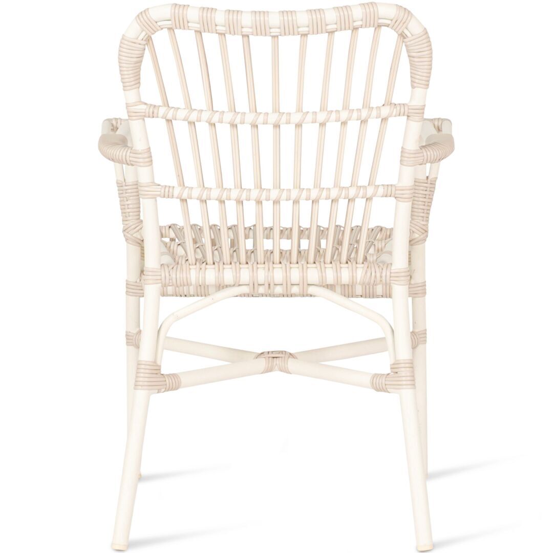 Vincent Sheppard Vincent Sheppard Lucy Dining Chair Off White Kunststoffgeflecht