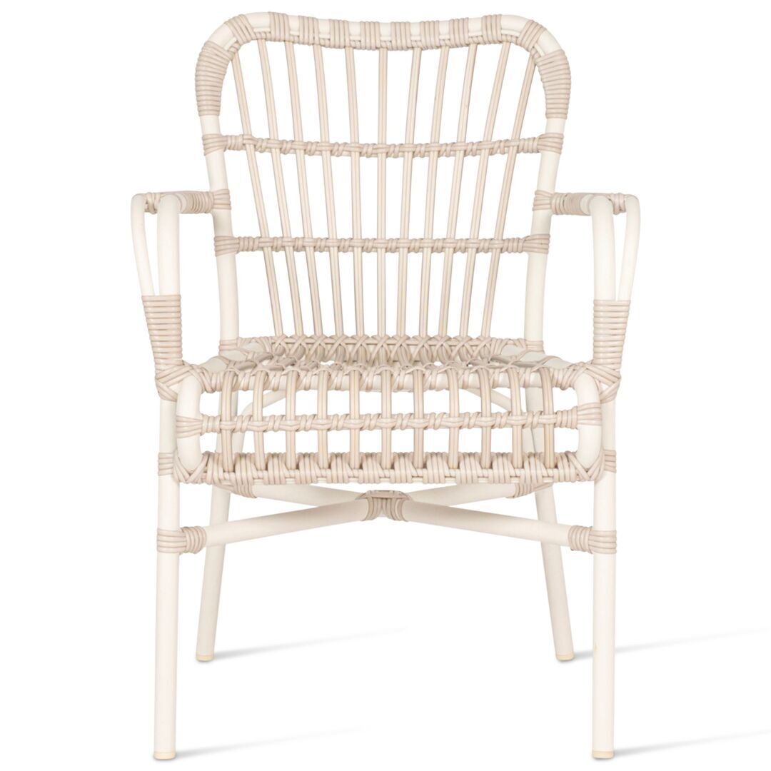 Vincent Sheppard Vincent Sheppard Lucy Dining Chair Off White Kunststoffgeflecht