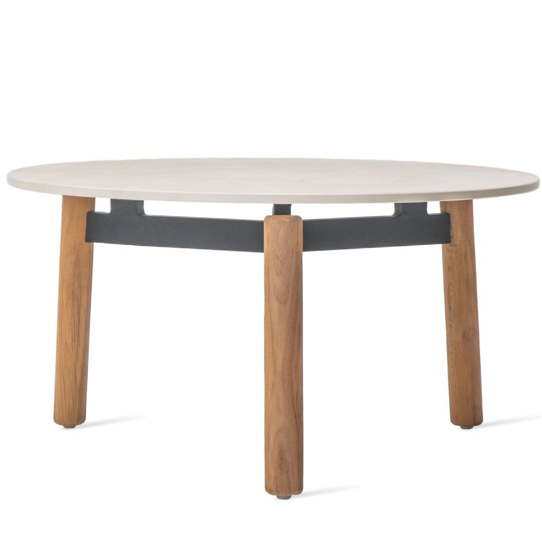 Vincent Sheppard Vincent Sheppard Lento Coffee Table Teakholz, Ø: 68 cm / H: 34 cm