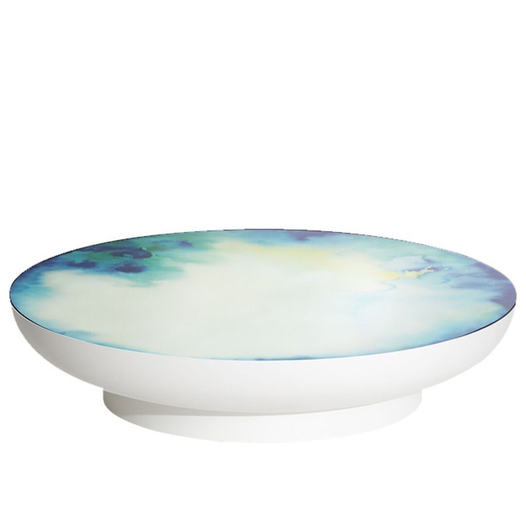 Petite Friture Spiegel Couchtisch Francis von Petite Friture White / Green, Extra Large