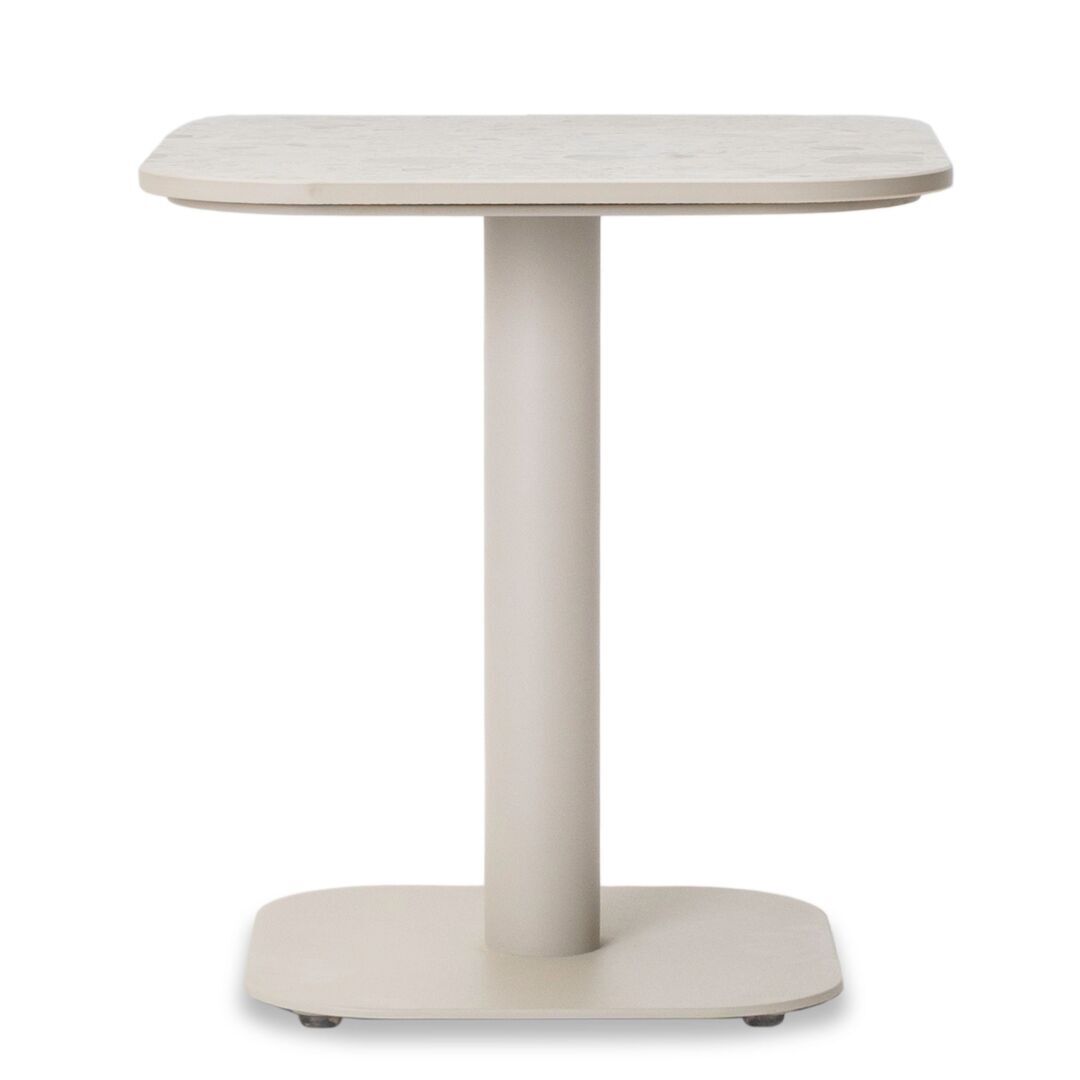 Vincent Sheppard Vincent Sheppard Kodo Sidetable 41X41X44 cm Dünenweiss, Feuerstein