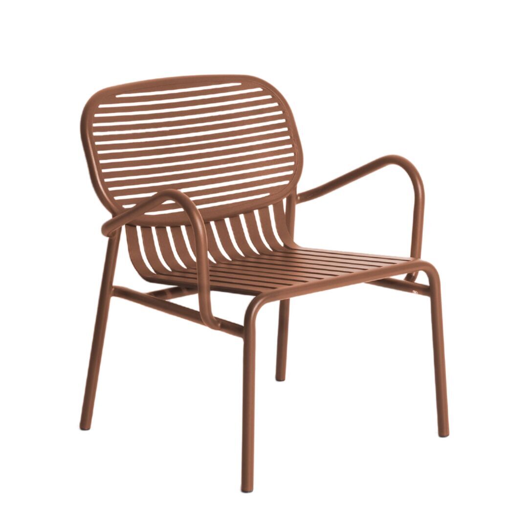 Petite Friture Sessel Garten Week-End von Petite Friture  Terracotta