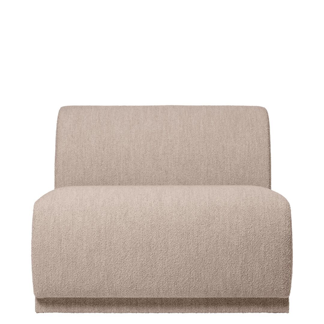 Ferm Living Rico Sofa Center - Soft Bouclé Natural - Soft Bouclé
