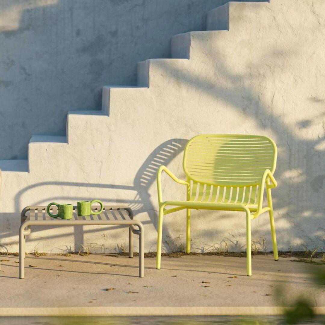 Petite Friture Sessel Garten Week-End von Petite Friture  Yellow-1