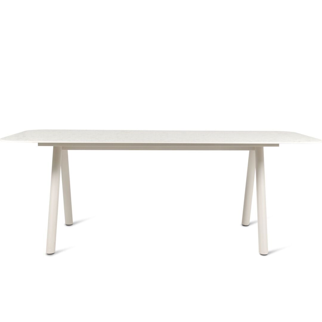 Vincent Sheppard Vincent Sheppard Kodo Dining Table Dünenweiss, Scherben, L: 210 cm / B: 100 cm 
