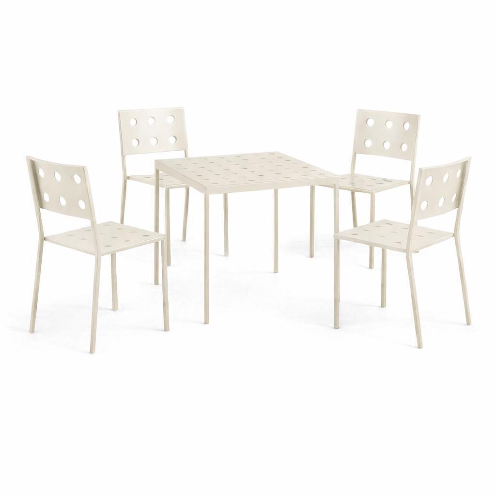Hay Balcony im Dining Set in Chalk Beige