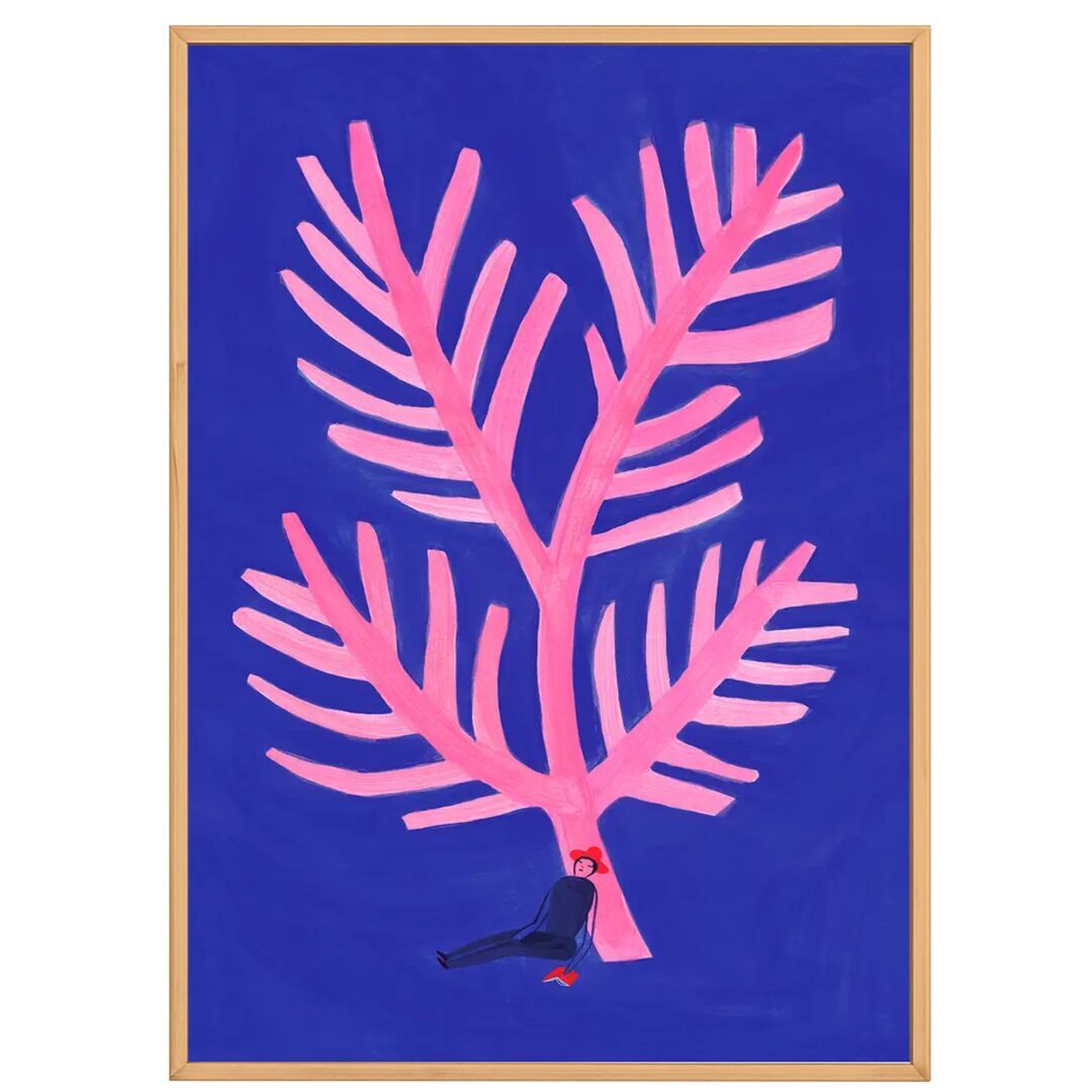 Paper Collective Gemälde Fougere Rose von Paper Collective 50 x 70 cm 