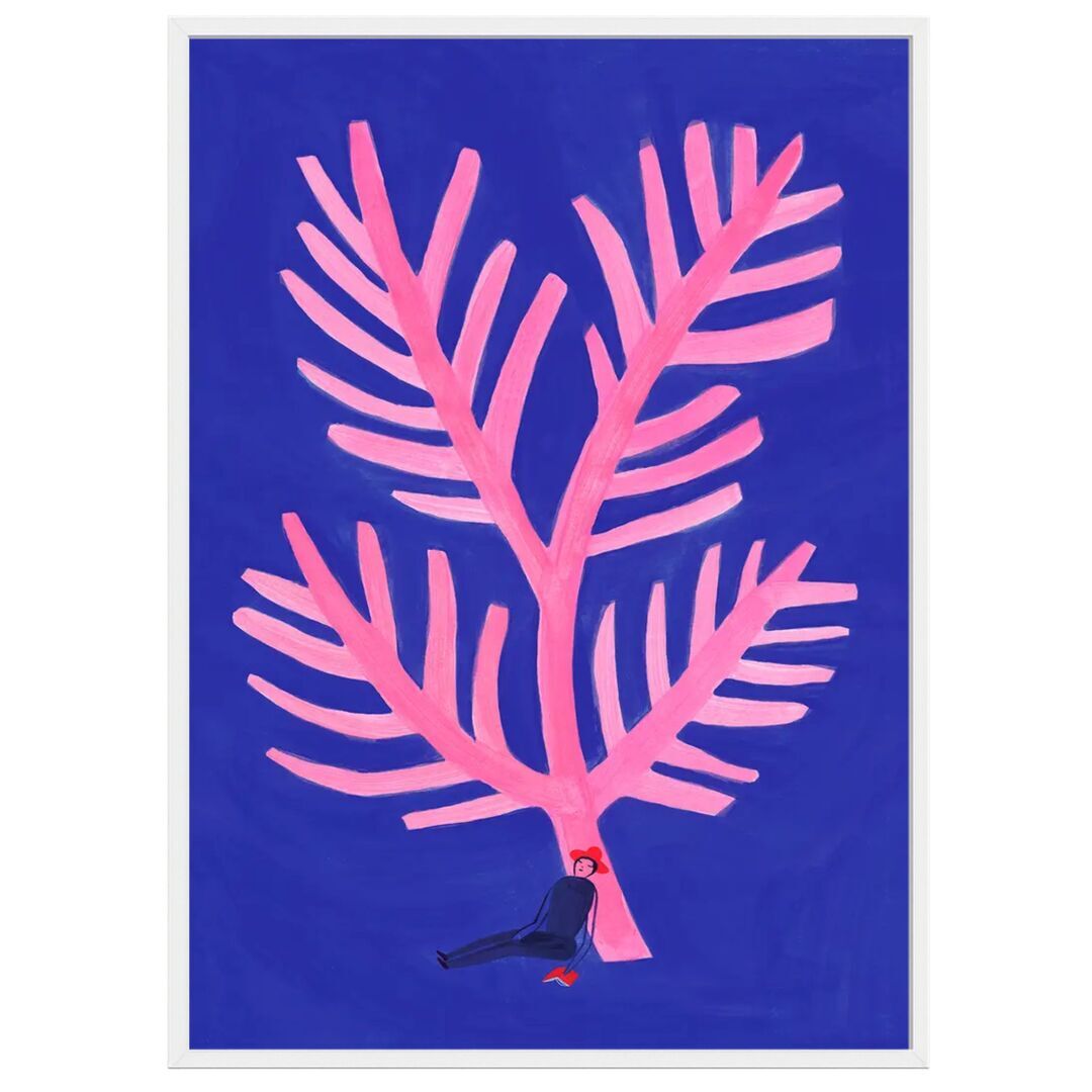 Gemälde Fougere Rose von Paper Collective