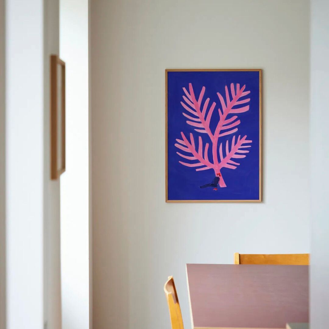 Gemälde Fougere Rose von Paper Collective