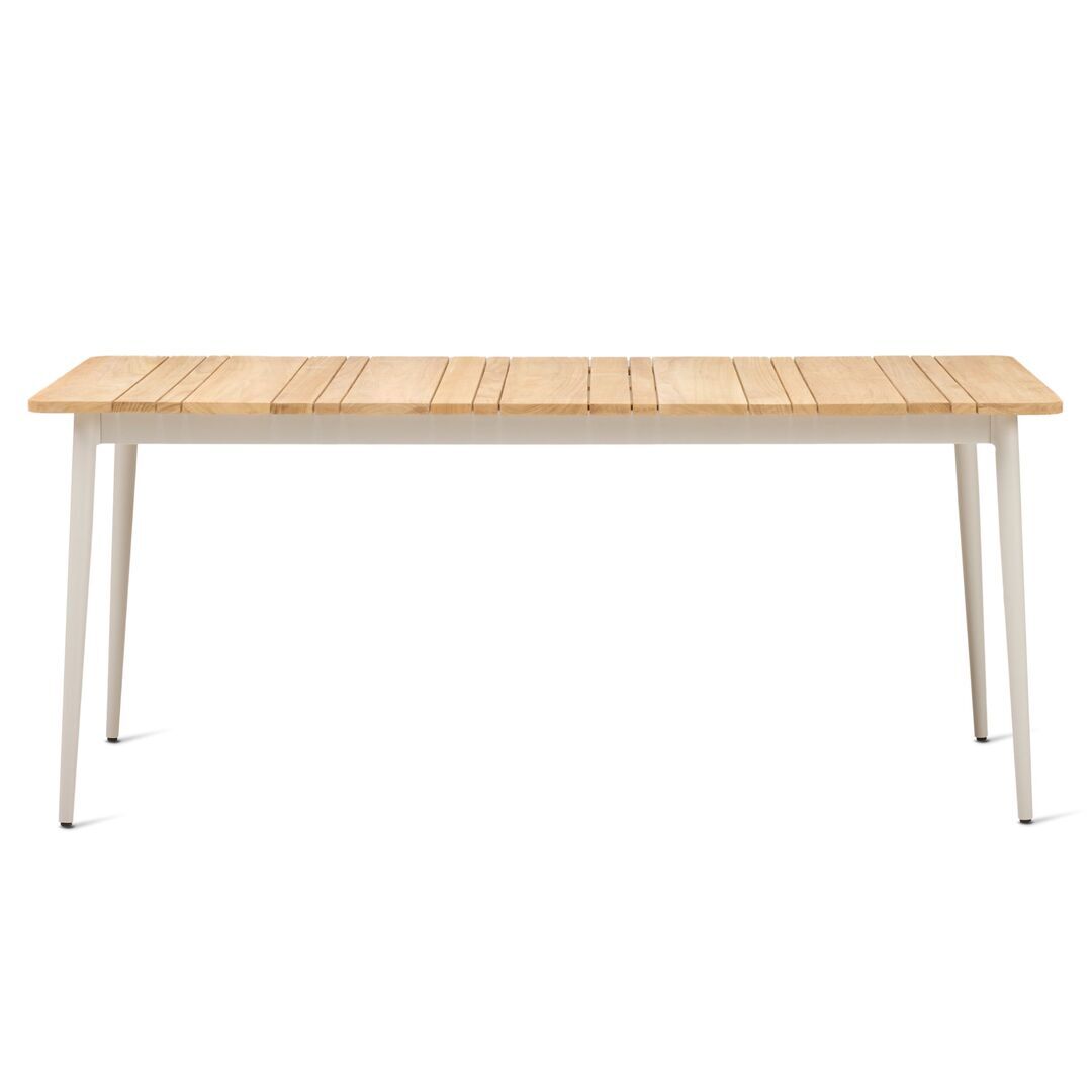 Vincent Sheppard Vincent Sheppard Max Dining Table Dünenweiss, Teakholz, L: 180 cm / B: 90 cm 