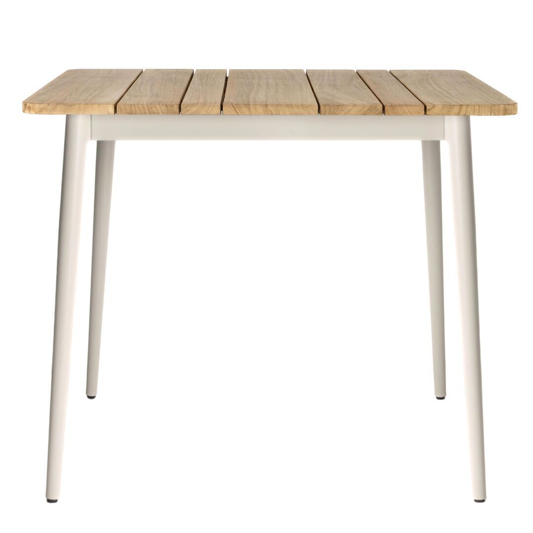 Vincent Sheppard Vincent Sheppard Max Dining Table Dünenweiss, Teakholz, L: 90 cm / B: 90 cm 